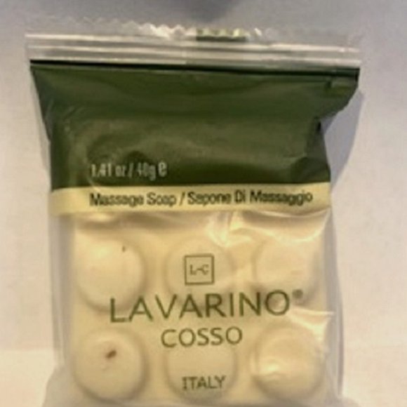 NEW Lavarino Cosso Massage Soaps Lot of 2 1.41 oz/ 40 gr each Made in Italy - Picture 3 of 3